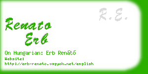renato erb business card