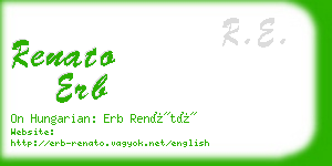 renato erb business card